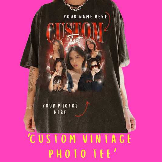 Custom Vintage Photo Tee